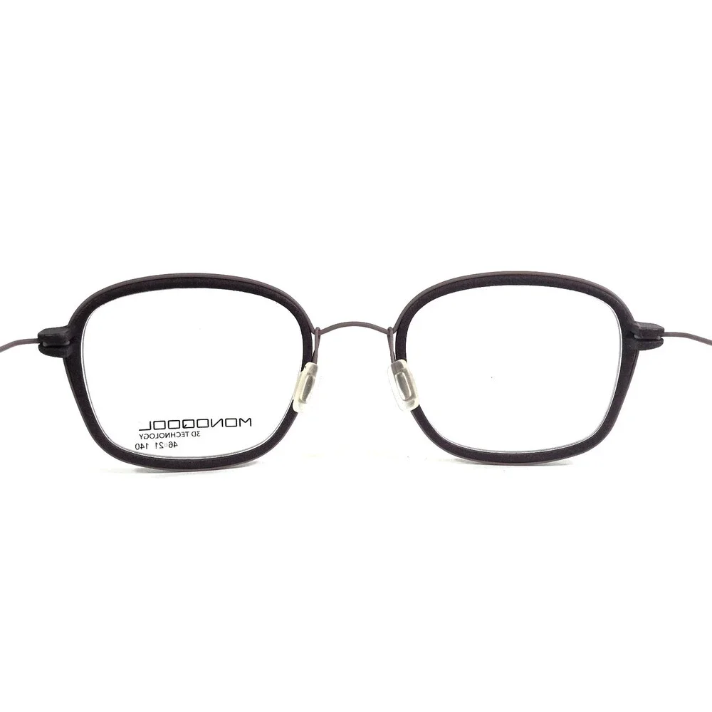 Monoqool Eyeglasses Frame SY SAMMY 5365s Plum Truffel Violet Tone Rose 46-21-140